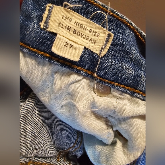 Madewell The High Rise Slim Boyjean Women's 27W 25L - Picture 5 of 5